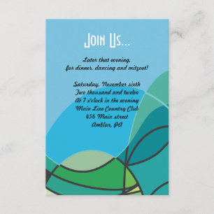 Menino abstrato com o cartão do partido de Mitzvah