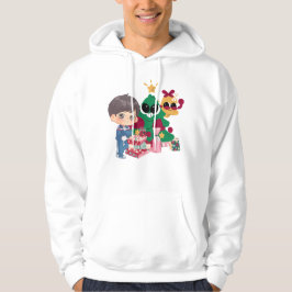 Menino Anime Fofo Agasalho Árvore de Natal Diversã