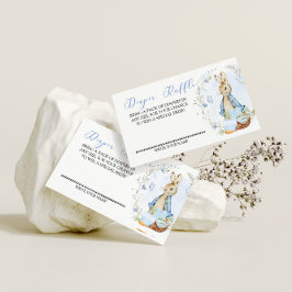 Menino Bebê Peter Rabbit - Cartão de Inserção de S