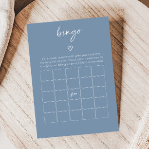 Menino Boho Jogo de Bingo Minimalista para Chá de 
