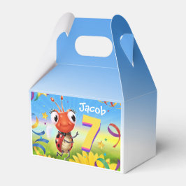 Menino da caixa de Festa de aniversário personaliz