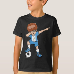 Menino do Futebol Dabbing Camisa da Guatemala Foo
