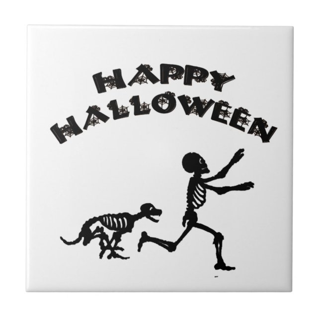 Menino e Cachorro de Halloween (Frente)