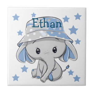 Menino Elefante Bonito