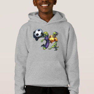 Menino Jogador de Futebol de Halloween Assustador