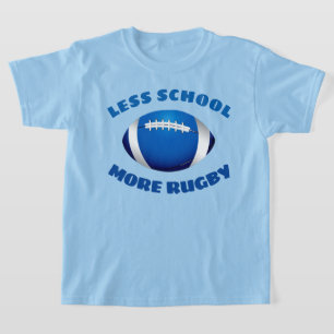 Menino menos escola mais camiseta de rúgbi
