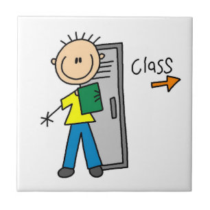 Menino na escola