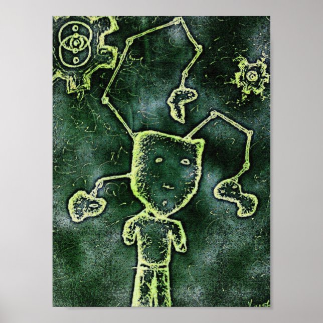 Menino na Poster puratória (Frente)