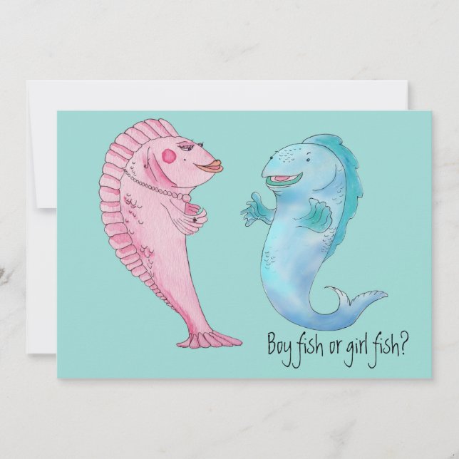 Menino ou menina... convite revelado (Frente)