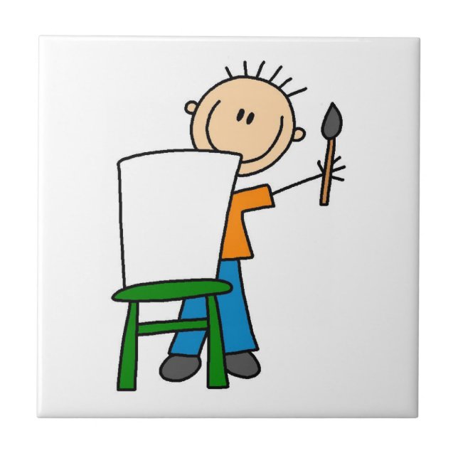 Menino Pintando (Frente)