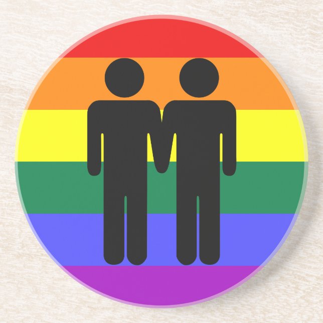 Menino + Porta copos do arco-íris do menino (Frente)