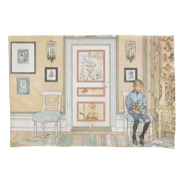 Menino sentado no canto (por Carl Larsson) (Frente-Esquerda)