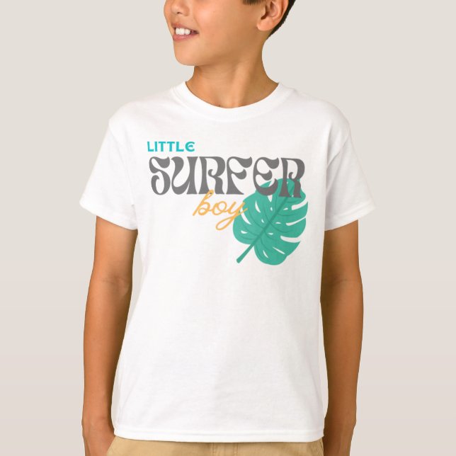Menino surfista - Camisa infantil (Frente)