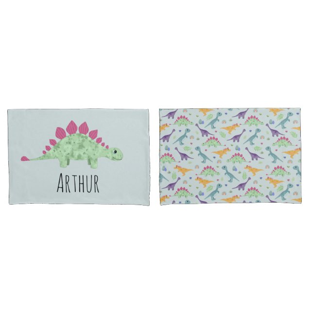 Meninos Belo Dinossauro Azul T-Rex (Frente - conjunto)