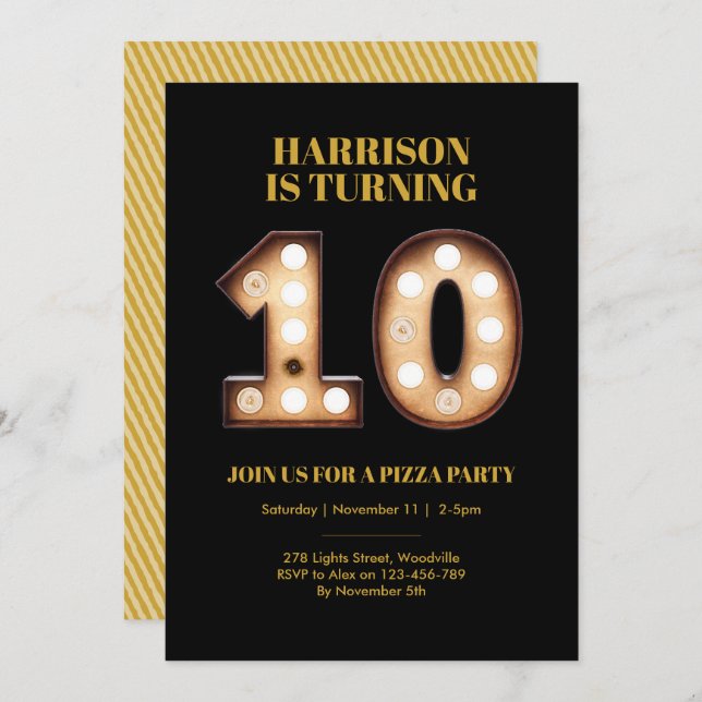 Meninos Brilhante faz 10 anos de convite (Frente/Verso)