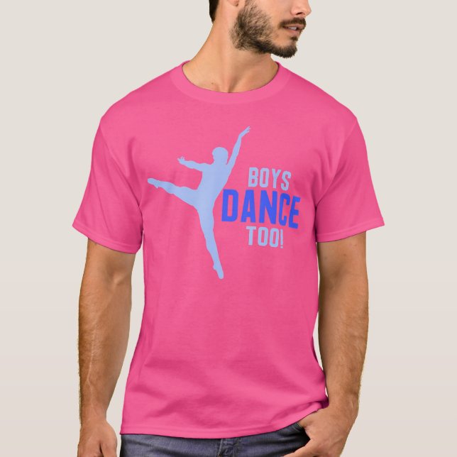 Meninos Dançam Demais Pontas Dancer Camisa (Frente)