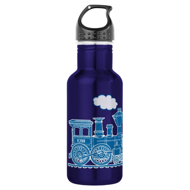 Meninos de trem azuis dão nome a garrafa amarela (Frente)