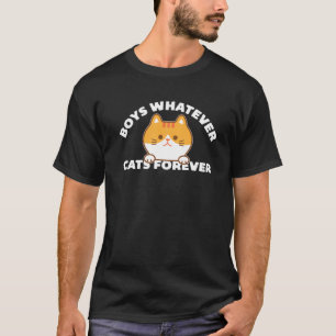 Meninos Engraçados Que Gatos Para Sempre Camisa