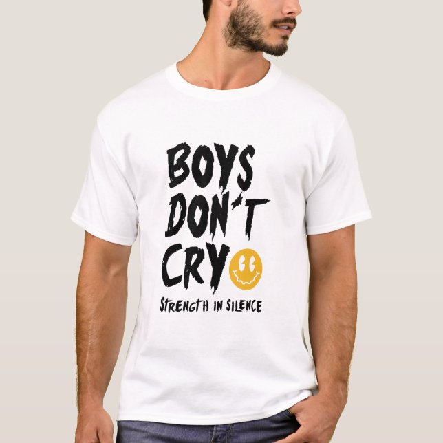 Meninos não gritam camiseta (Frente)