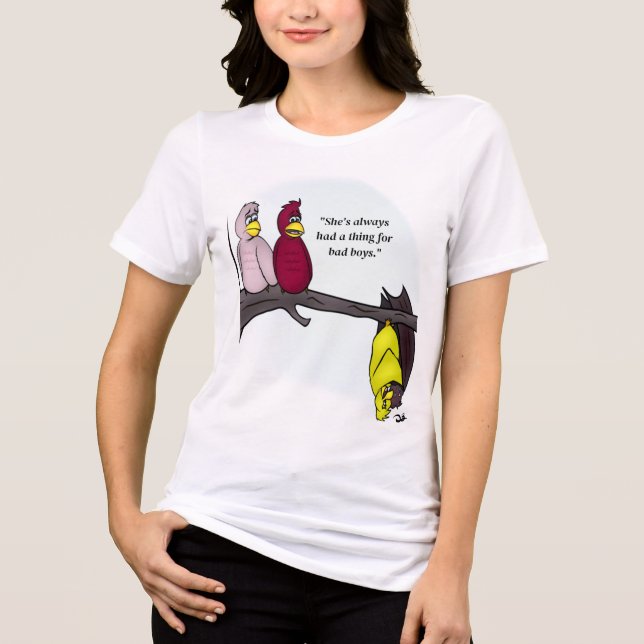 Meninos ruins, cor-de-rosa pálido, camiseta femini (Frente)