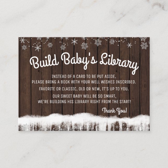 Meninos trazem cartões de livro em madeira rústica (Frente)