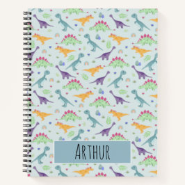 Meninos Trendy Blue T-Rex Dinossaur Padrão