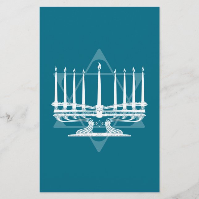 Menorah e estrela IV (Frente)