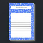 Menorah Star do Bloco de Notas Azul de David Hanuk<br><div class="desc">Faça suas listas de compro em estilo com este bloco de notas personalizável,  compre de compras,  planejamento de refeições ou lista de tarefas pendentes. Personalize ou adicione texto de acordo com as suas necessidades. Manter ou excluir as linhas também. Procure mais tamanhos e estilos no meu compro!</div>
