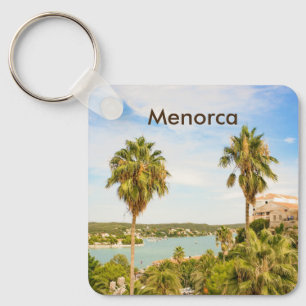 Menorca Mahon Button Chaveiro