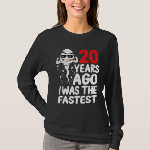 Mens 20 Birthday Gag Vestidos 20 Anos Atrás Eu Era