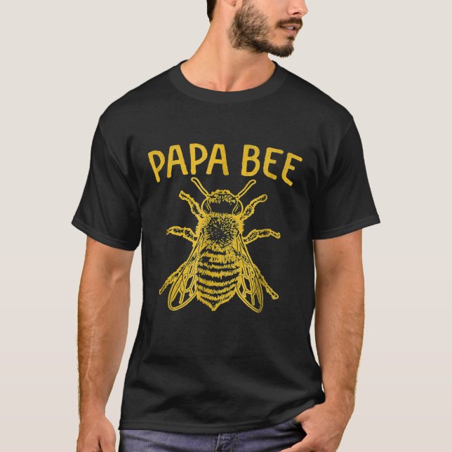 Mens Bebidas Camisa Papá Pai Padre Keeper Mantendo (Frente)