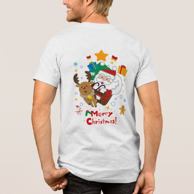 mens christmas t shirt (Verso)