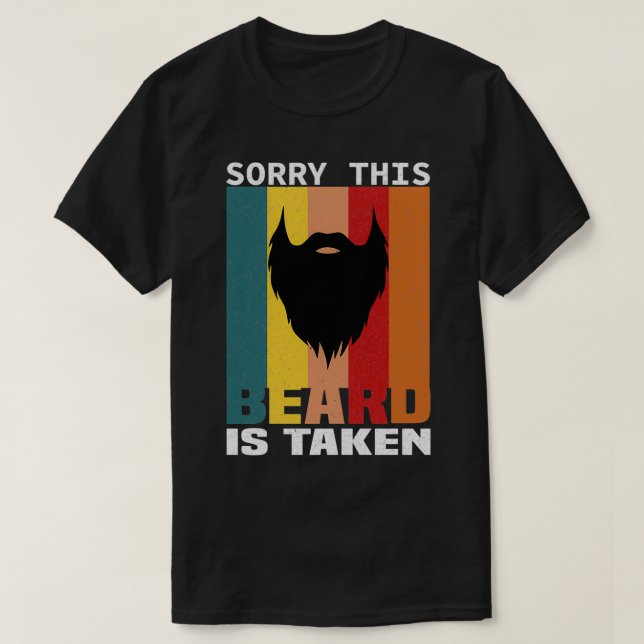 Mens Desculpem Esta Barba Ser Levada A Camisa Engr (Frente do Design)