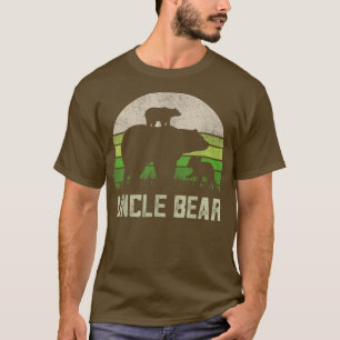 Mens Engraçados Tio Urso Camisas De Niece E Sobrin