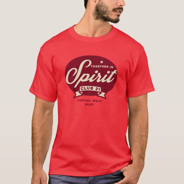 Mens Juntos Em Camisa De Espírito (Frente)
