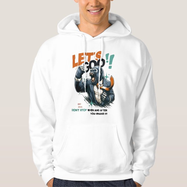MEN'S LET'S GOO LESSONS LEARN PULLOVER HOODIE  (Frente)