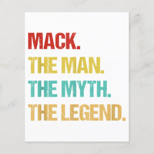 Mens Mack O Homem O Mito A Lenda