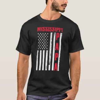 Mens Orgulhosos Mississipi Camisetas Para O Dia Do