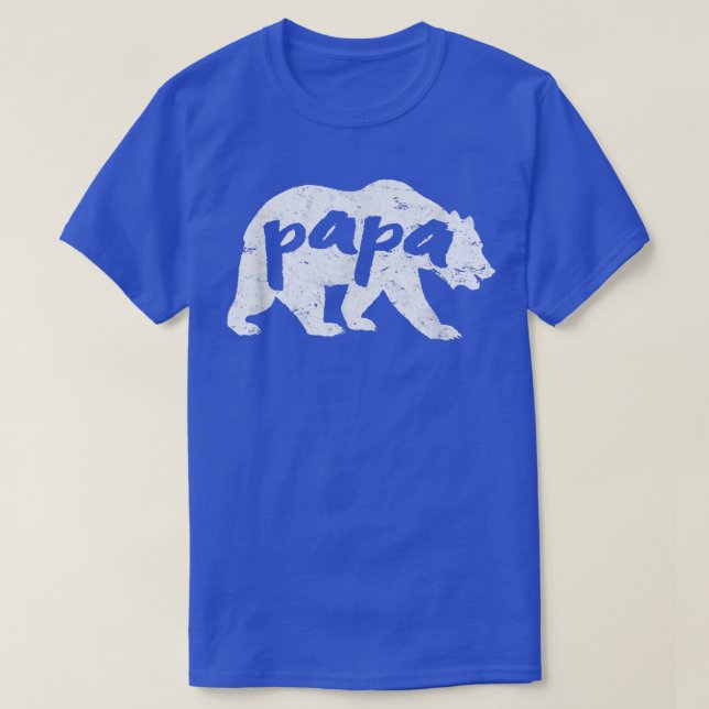 Mens Papa Urso Camisas para Camisa Pai Masculina C (Frente do Design)