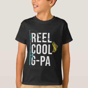 Mens Reel Legal Camisa De Pesca G-pa Engraçada Avô