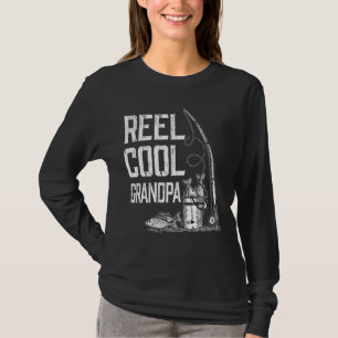 Mens Reel Legal Vovô T Camisa Pescar Pai