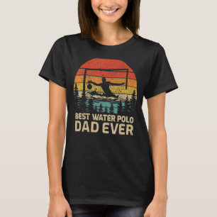 Mens Retro Vintage Melhor Pai De Polo Água Já Pai