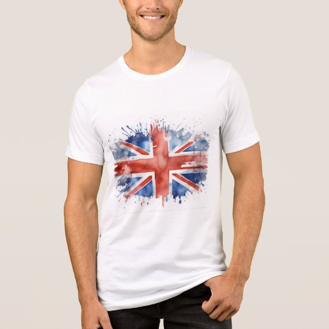 Mens union jack t shirt (Frente)