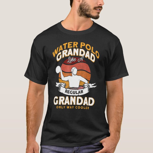 Mens Water Polo Grandad Como Uma Única Forma Regul (Frente)