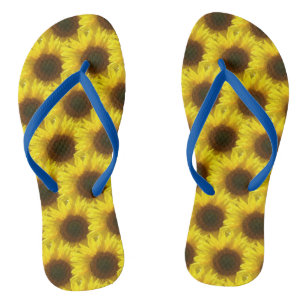 Mens Womens Unisex Sunflower Chinelos