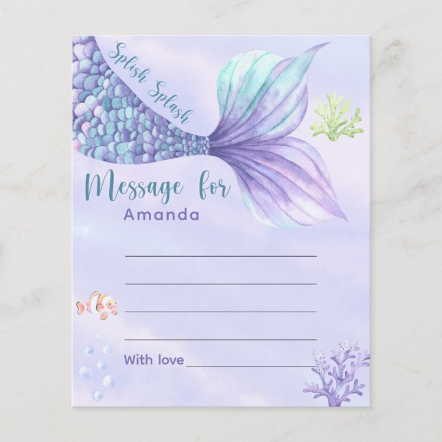 Mensagem da cápsula do horário de aniversário da M (Frente)