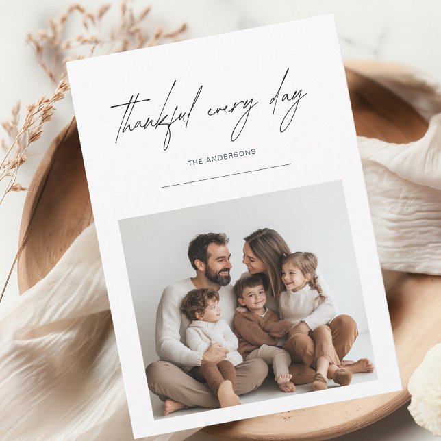 Mensagem de Ação de Graças Minimalista (Criador carregado)