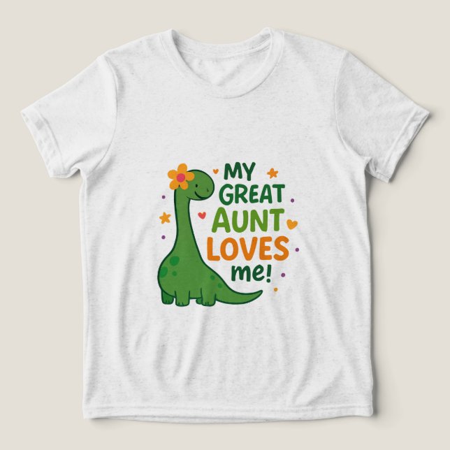 Mensagem de amor de Dino doce da tia (Design frontal)