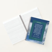 Mensagem de amor - John 3-16 - 8,5 x 11 Espiral