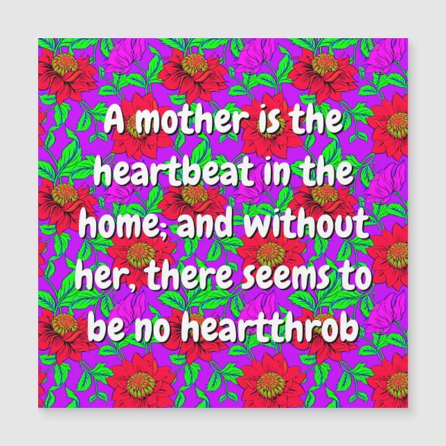 Mensagem de Amor para a Mamãe (Flores Vermelhas Ro (Frente)